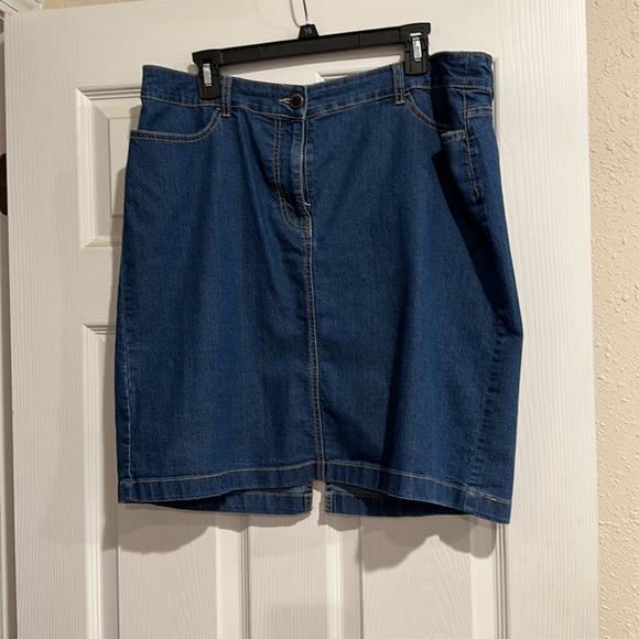 Kim Rogers jean skirt 18 - Picture 2 of 2